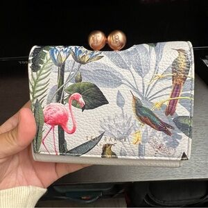 Ted baker flamingo floral wallet